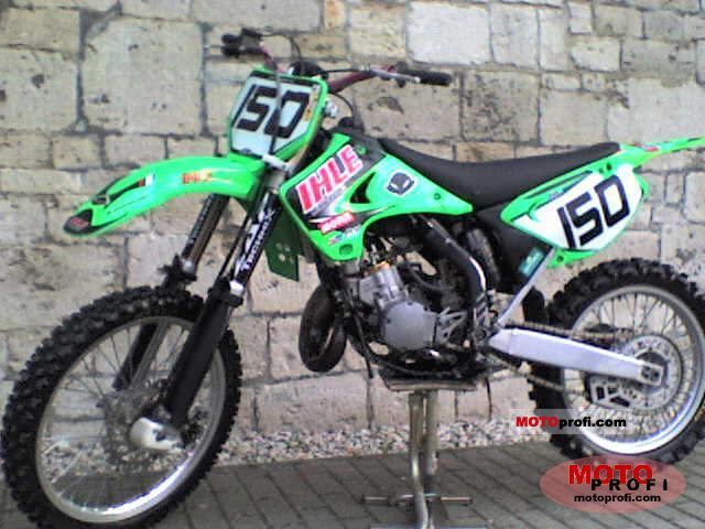 hestekræfter År at tilføje Kawasaki KX 125 2004 Specs and Photos