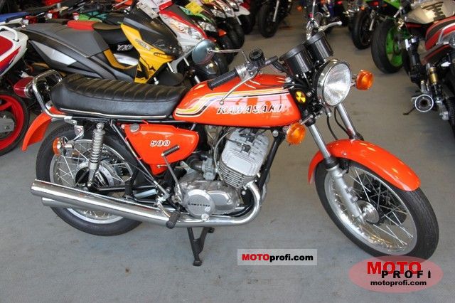 Kawasaki 500 H 1 Mach III 1972 photo